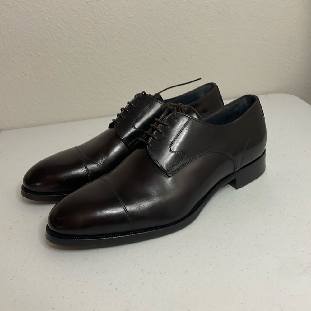 Di Bianco SPQR men’s Oxford shoes size 11 chocolate Brown